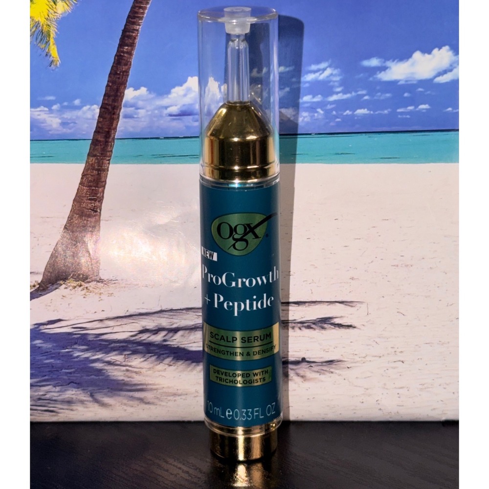 OGX ProGrowth + Peptide Scalp Serum Strengthen & Densify NEW